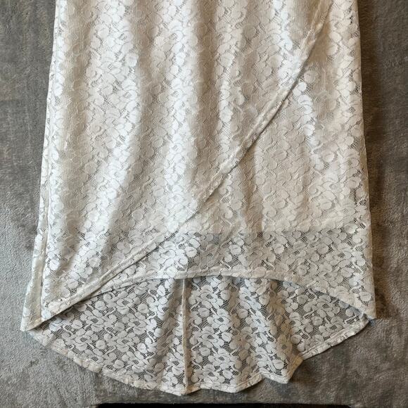 Ariat Women’s White Lace Hi Low Dress Size Small - Picture 4 of 10